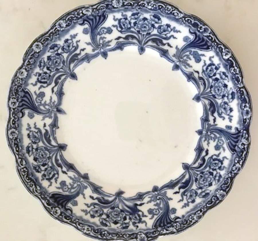 Malvern Blue Dinner Plate by F Winkle-1