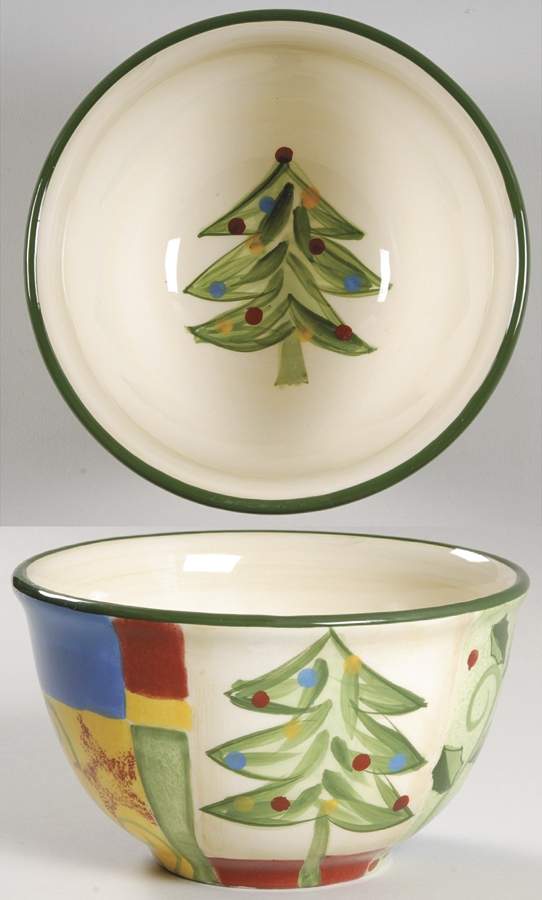 Holiday Quilt Soup/Cereal Bowl by Corsica Home-1