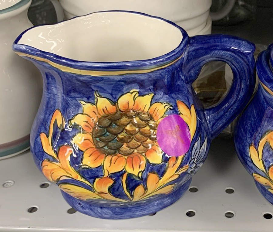 Tuscan Sunflower Creamer by Maxcera Corp-1