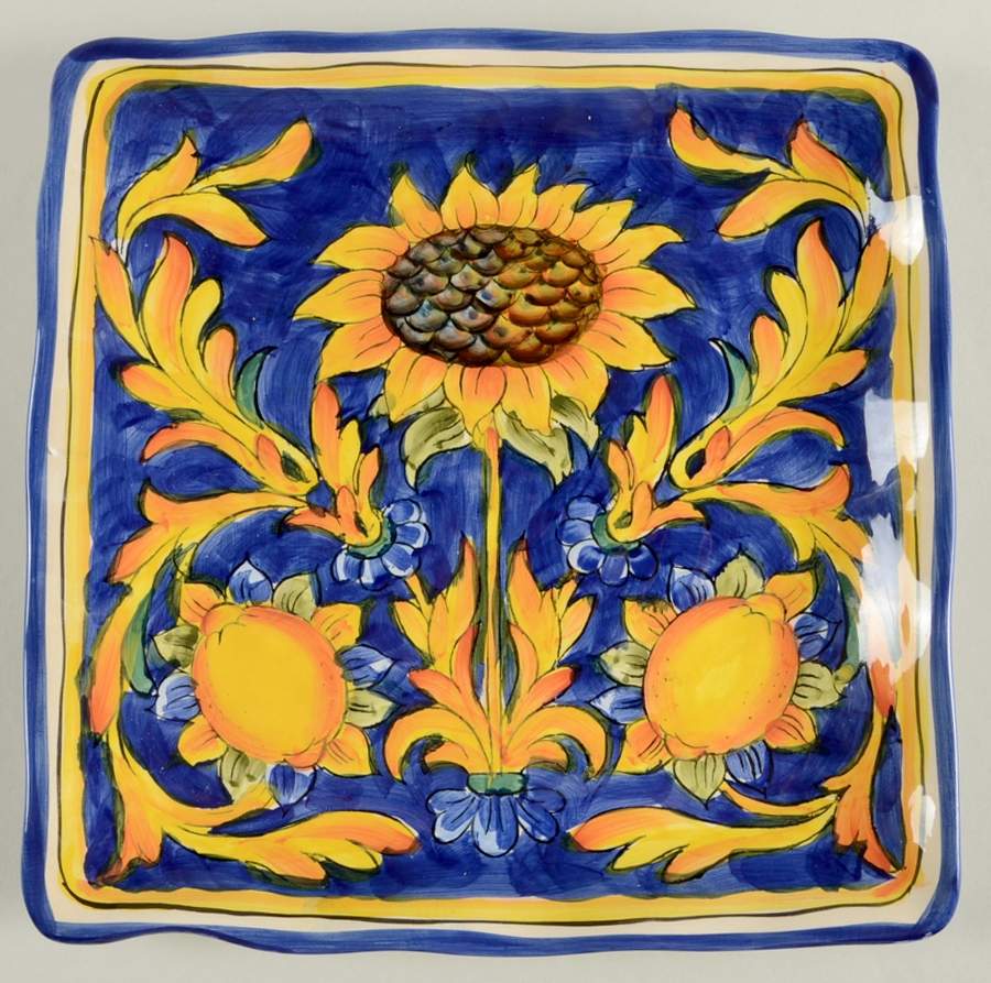 Tuscan Sunflower Dinner Plate by Maxcera Corp-1