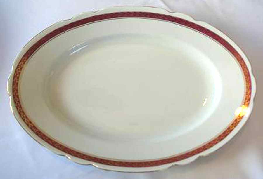 CIL48 12" Oval Serving Platter by Cmielow (Poland)-1