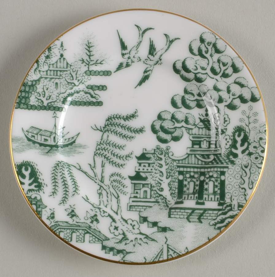Willow Green Miniature Plate by Coalport-1