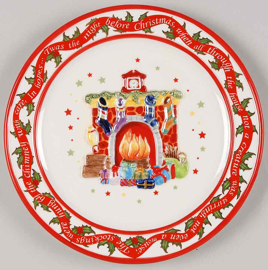 Twas the Night Before Christmas Wall Plate by Christopher Radko-1