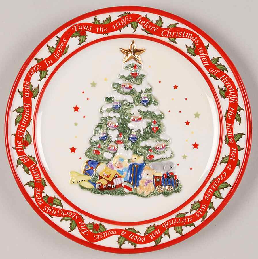 Twas the Night Before Christmas Wall Plate by Christopher Radko-1