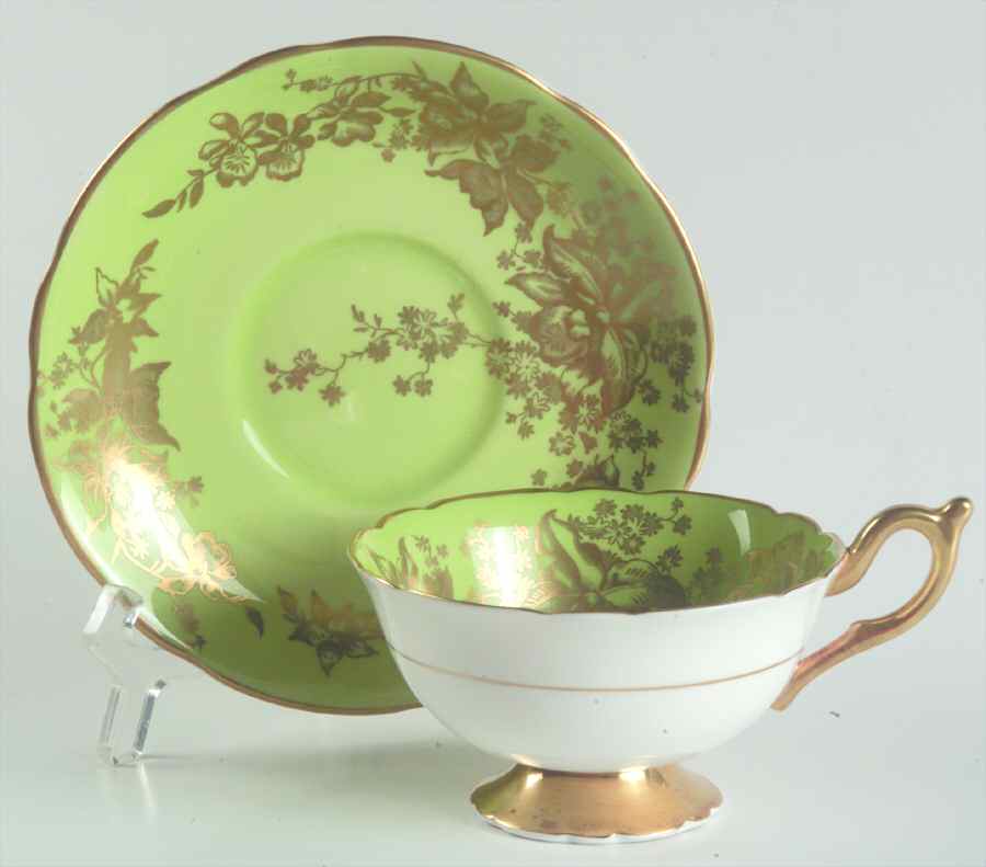 10163-A Footed Cup & Saucer Set by Coalport-1