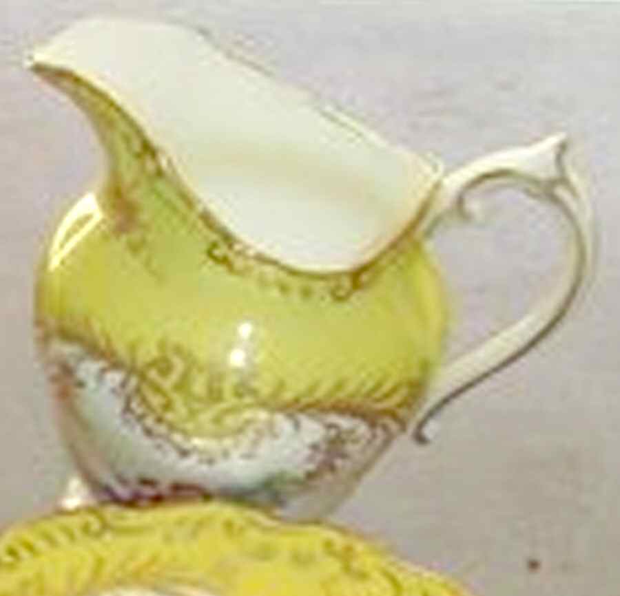 Sandringham Yellow Creamer by Coalport-1