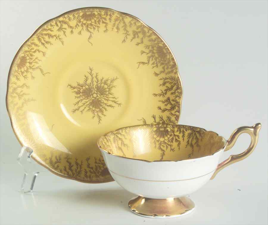 10128-E Footed Cup & Saucer Set by Coalport-1