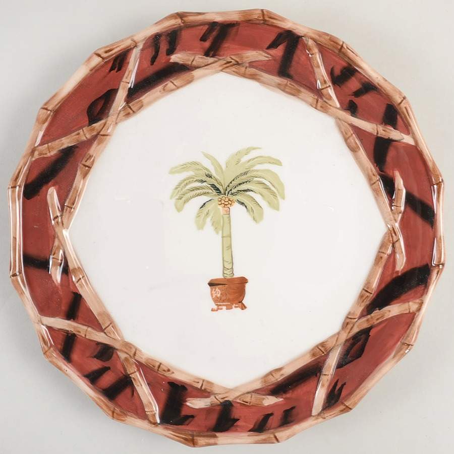 Bamboo Palm Dinner Plate by Capriware-1