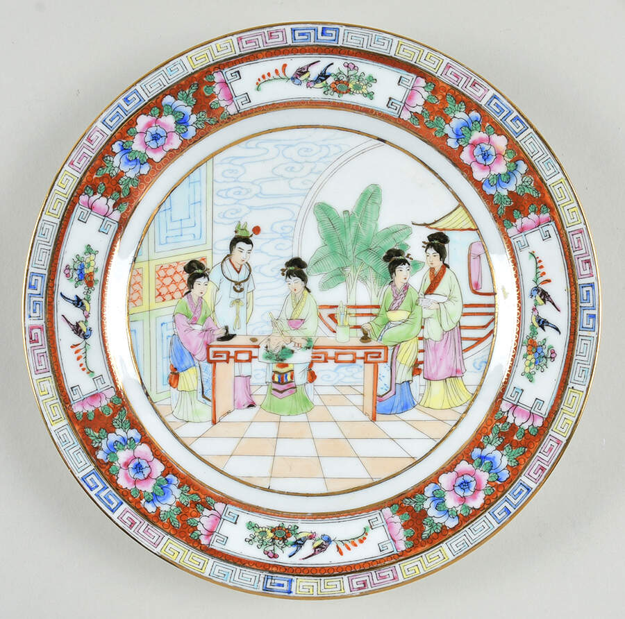 CX443 Luncheon Plate by China (Made in China)-1