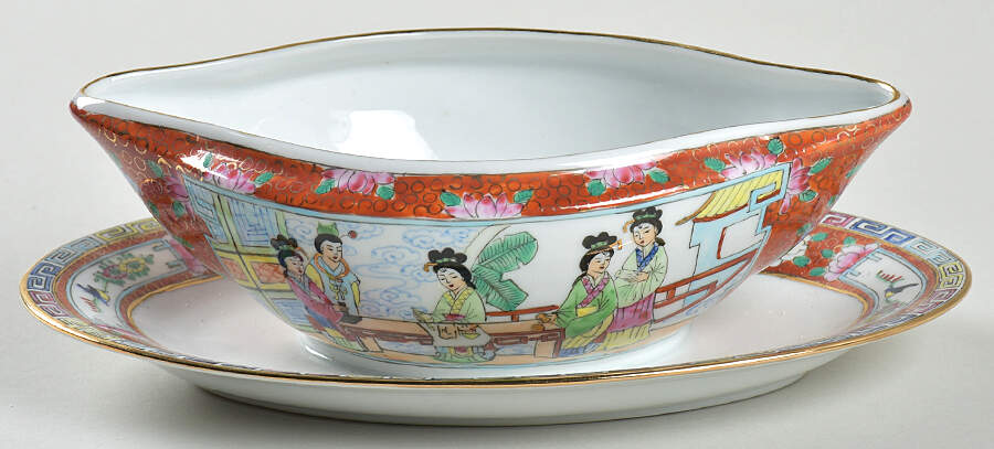 CX443 Gravy Boat with Attached Underplate by China (Made in China)-1