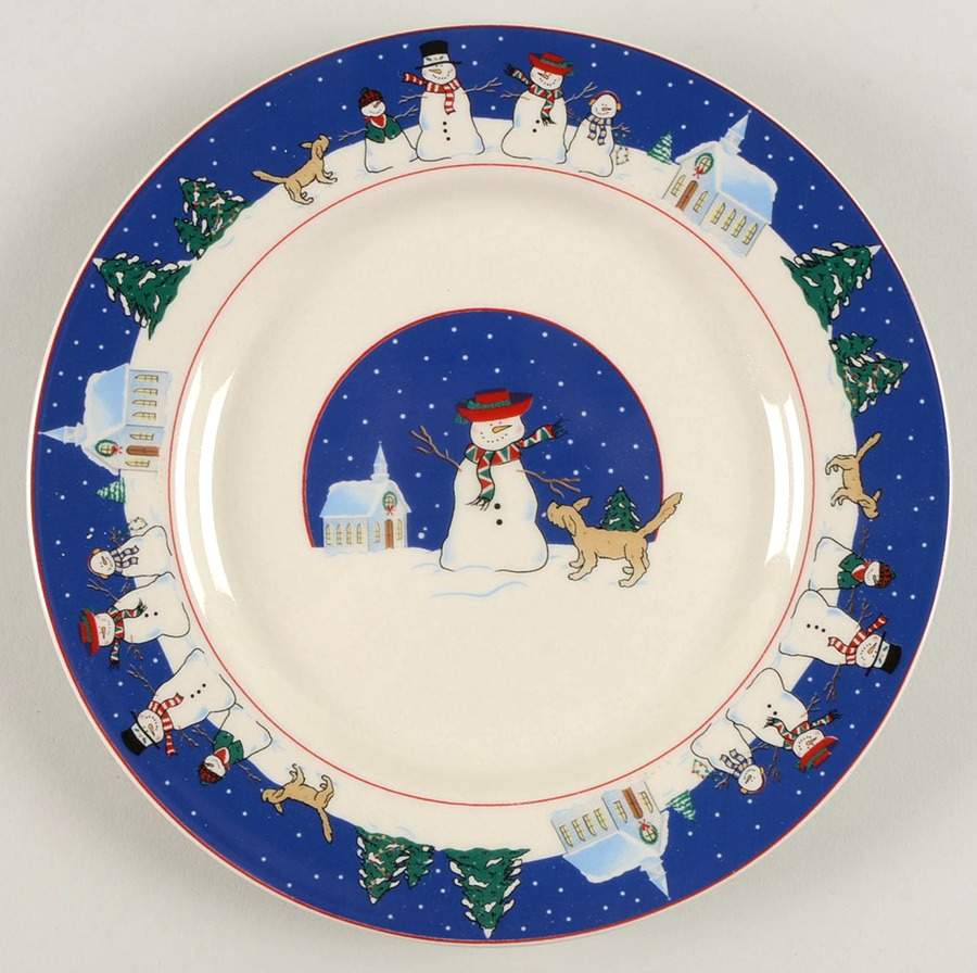 Holy Night Salad Plate by Canterbury Potteries-1