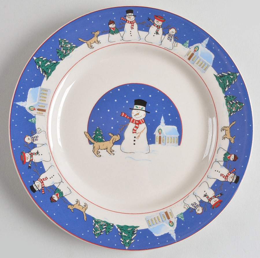 Holy Night Salad Plate by Canterbury Potteries-1