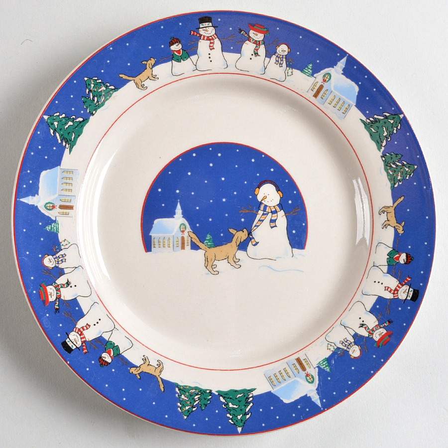 Holy Night Salad Plate by Canterbury Potteries-1