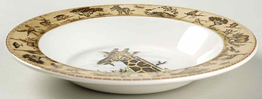 Tanzania Large Rim Soup Bowl by Lynn Chase-1