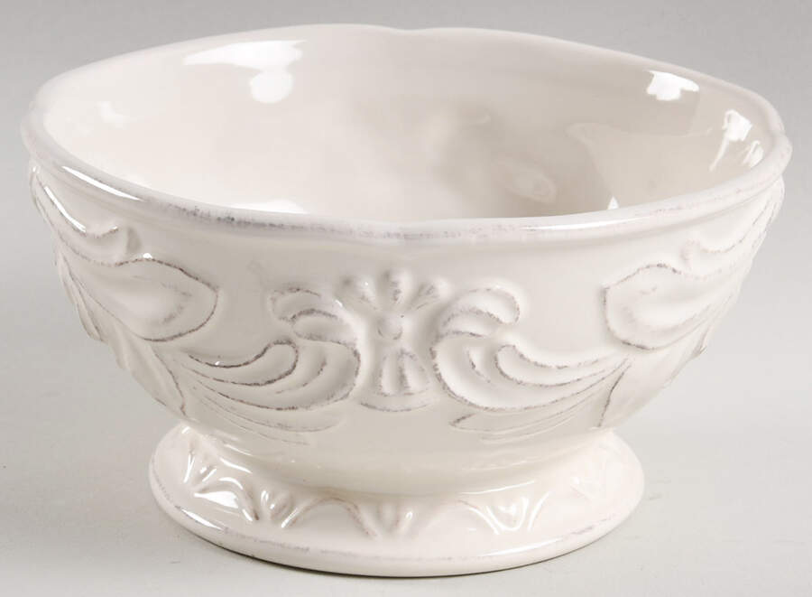 Venetian Ivory Individual Ice Cream Dish by Certified International-1