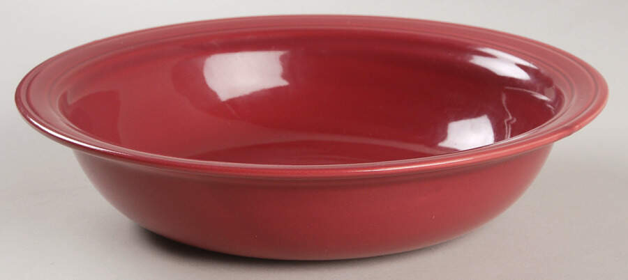 Rock Mount Rose 9" Round Vegetable Bowl by Coors Pottery-1