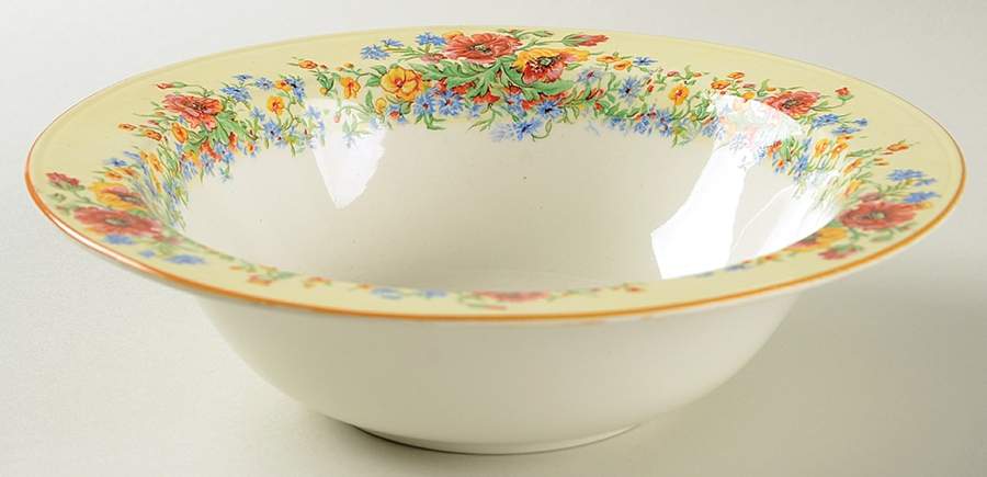 CRD214 8" Round Vegetable Bowl by Crown Ducal-1