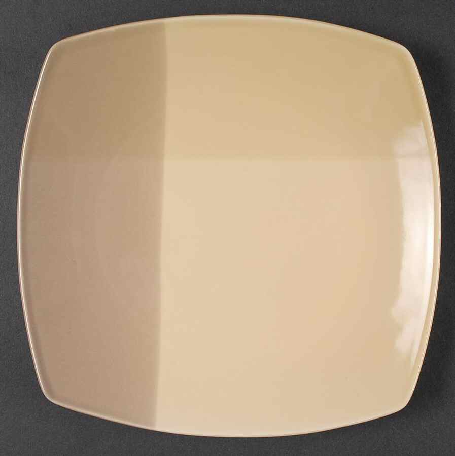 Colortones Cream and Mocha Salad Plate by Coventry (PTS)-1