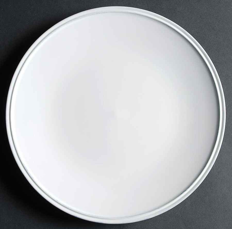 Cove White Dinner Plate by Crate & Barrel-1