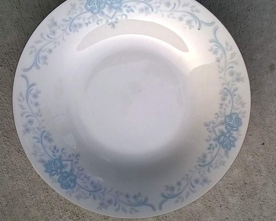 CX453 (Platinum Trim) Rim Soup Bowl by China (Made in China)-1