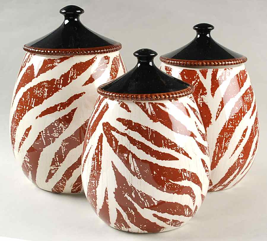 Safari (3 Piece) Canister Set (Box Set) by Certified International-1