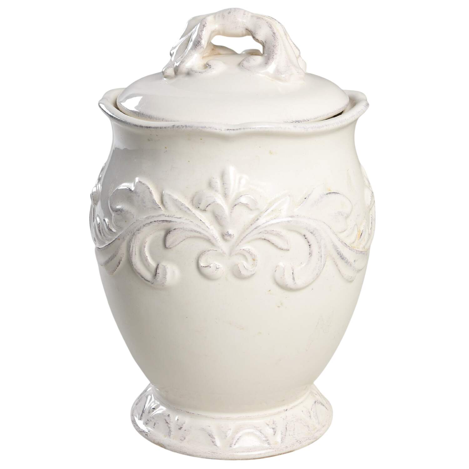 Firenze Ivory Small Canister & Lid by Certified International-1