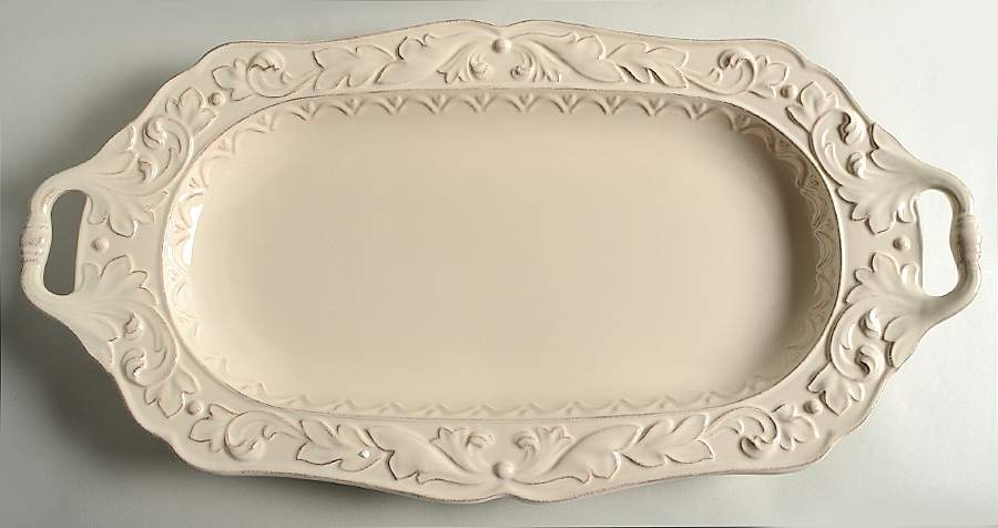 Firenze Ivory 22" Fish Platter by Certified International-1