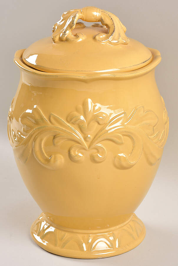 Firenze Gold Large Canister & Lid by Certified International-1