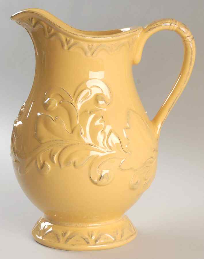 Firenze Gold 96 Oz Pitcher by Certified International-1