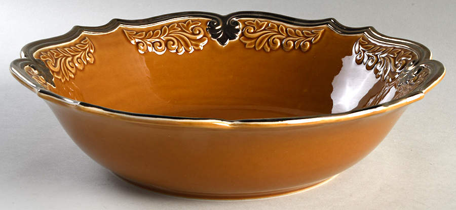 Regency Gold 12" Round Vegetable Bowl by Certified International-1