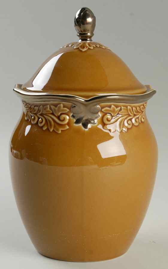 Regency Gold Small Canister & Lid by Certified International-1