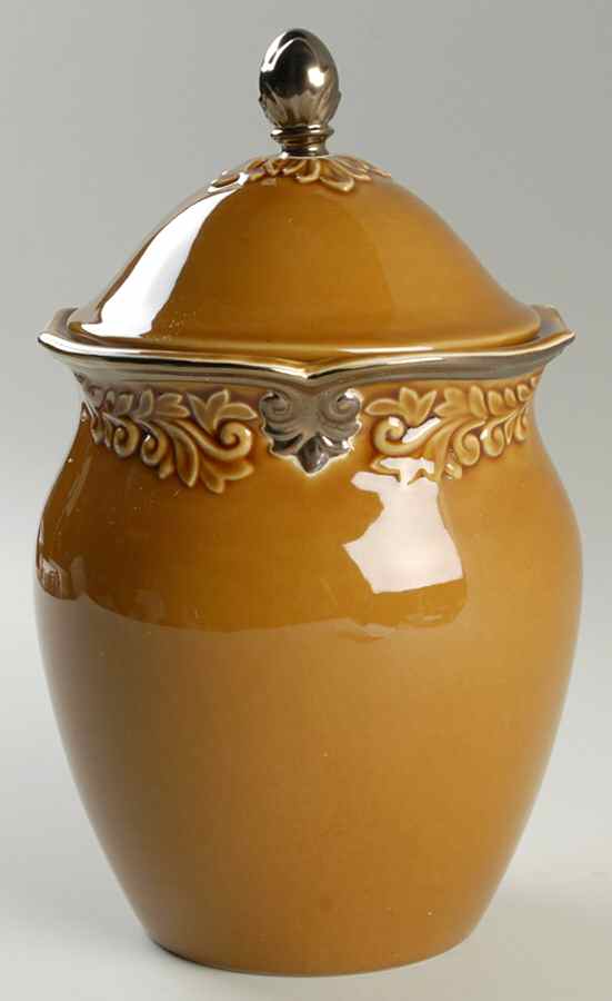 Regency Gold Large Canister & Lid by Certified International-1