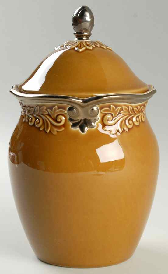 Regency Gold Medium Canister & Lid by Certified International-1