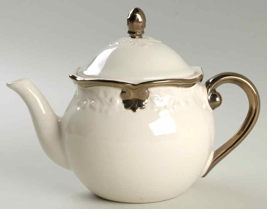 Regency Ivory Teapot & Lid by Certified International-1