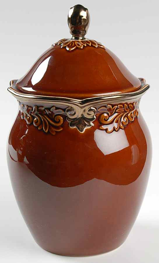 Regency Brown Medium Canister & Lid by Certified International-1