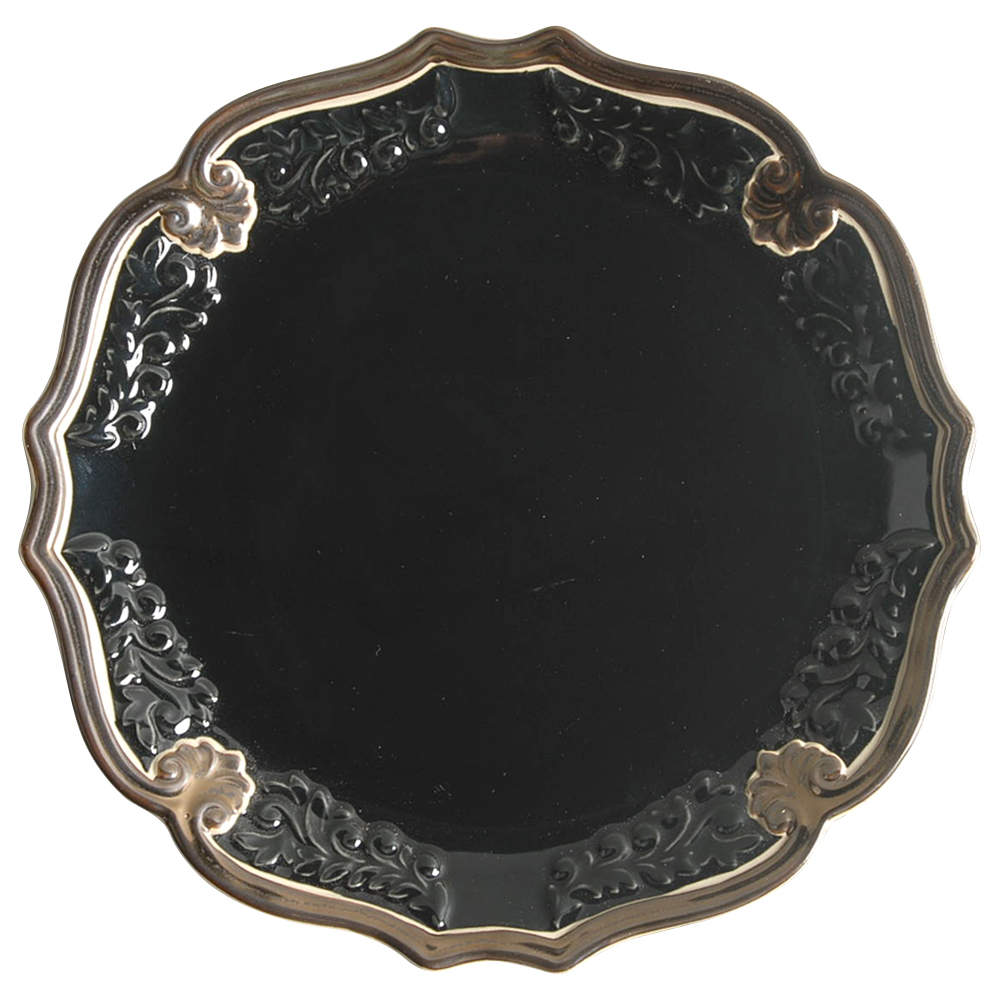 Regency Black Salad Plate by Certified International-1