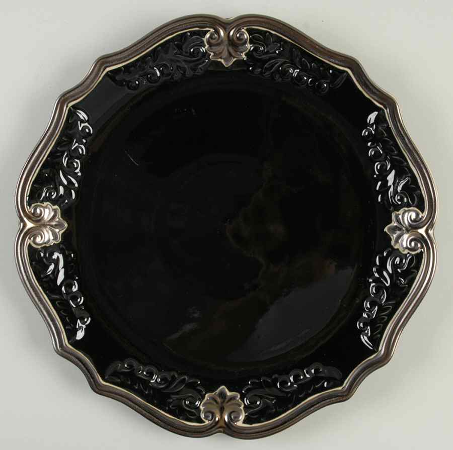 Regency Black Dinner Plate by Certified International-1