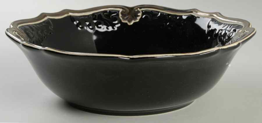 Regency Black 10" Round Vegetable Bowl by Certified International-1