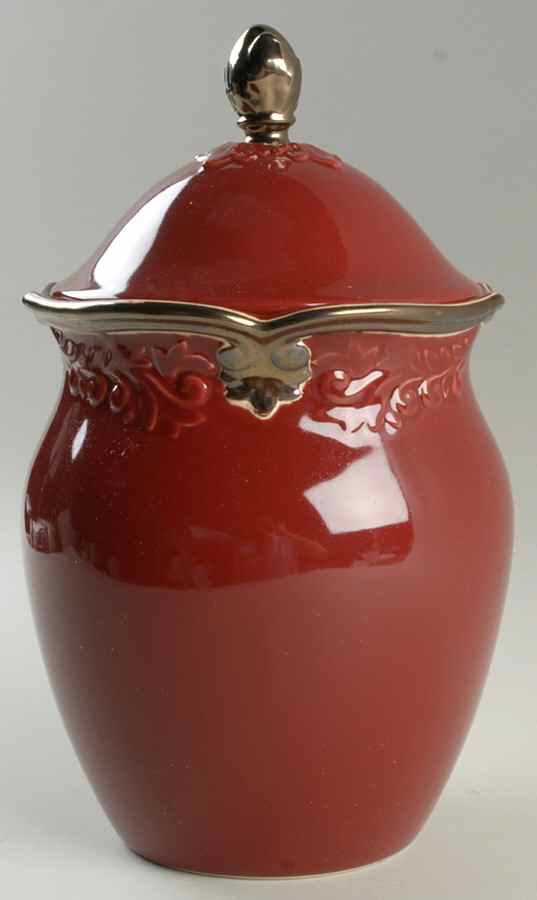 Regency Red Large Canister & Lid by Certified International-1