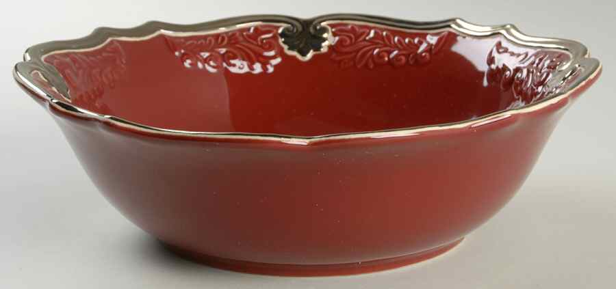 Regency Red 10" Round Vegetable Bowl by Certified International-1