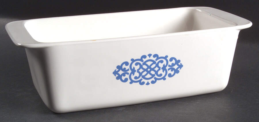 Shell Oil Medallion Loaf Pan by Corning Corelle-1