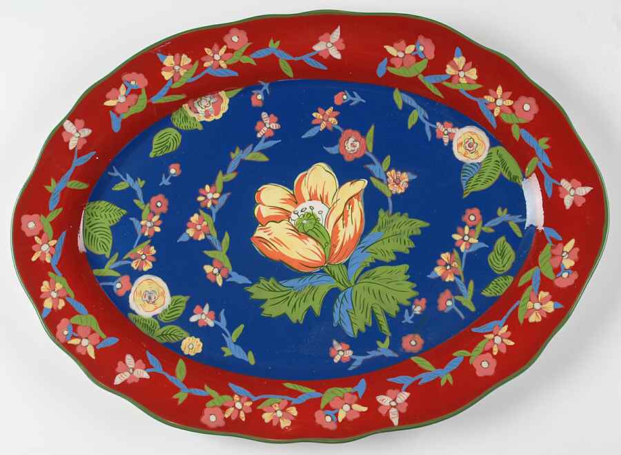 Duchess 18" Oval Serving Platter by Certified International-1