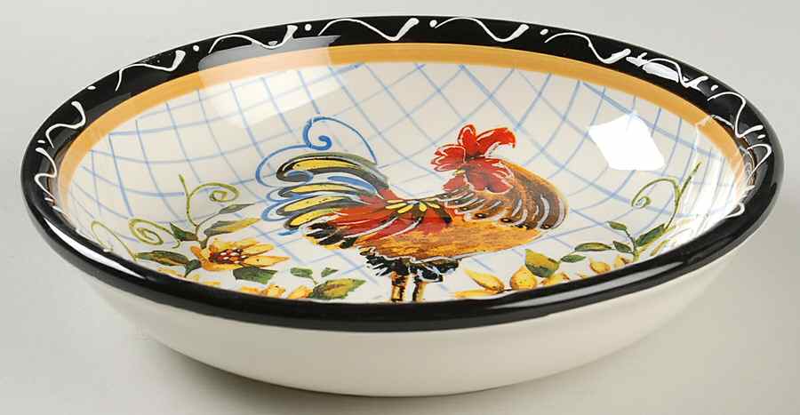 Chanticleer Rooster Soup/Cereal Bowl by Certified International-1