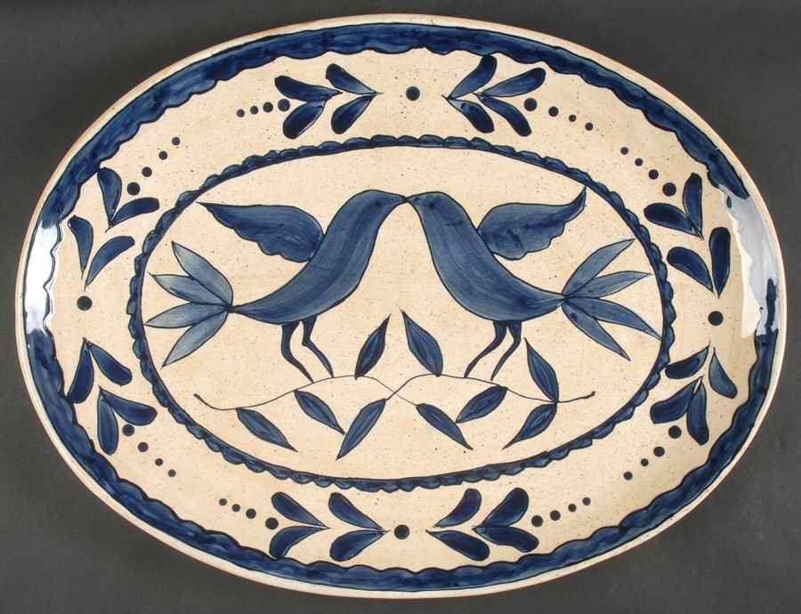 Carolina Trade 18" Oval Serving Platter by Certified International-1