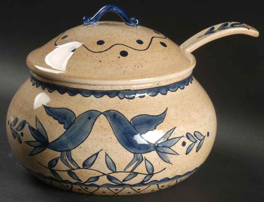 Carolina Trade Tureen & Lid w/Ladle by Certified International-1