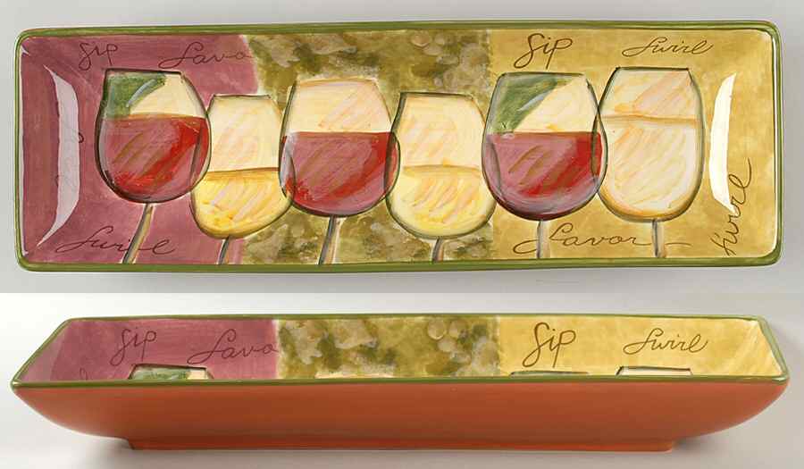 Napa Valley 15" Bread Tray by Certified International-1