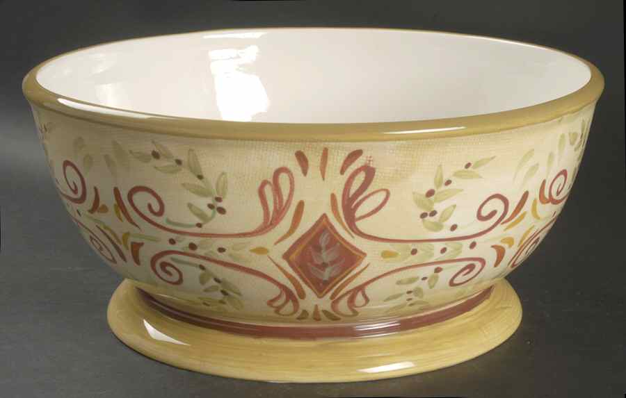 Amalfi 12" Large Salad Serving Bowl by Certified International-1