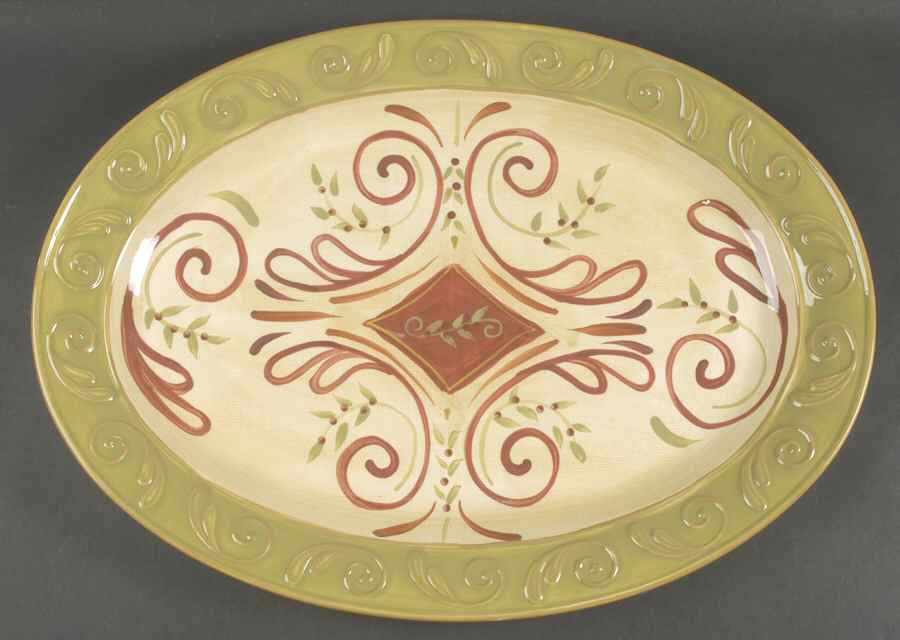 Amalfi 19" Oval Serving Platter by Certified International-1
