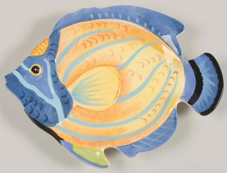 Blue Lagoon Dessert/Pie Plate by Certified International-1