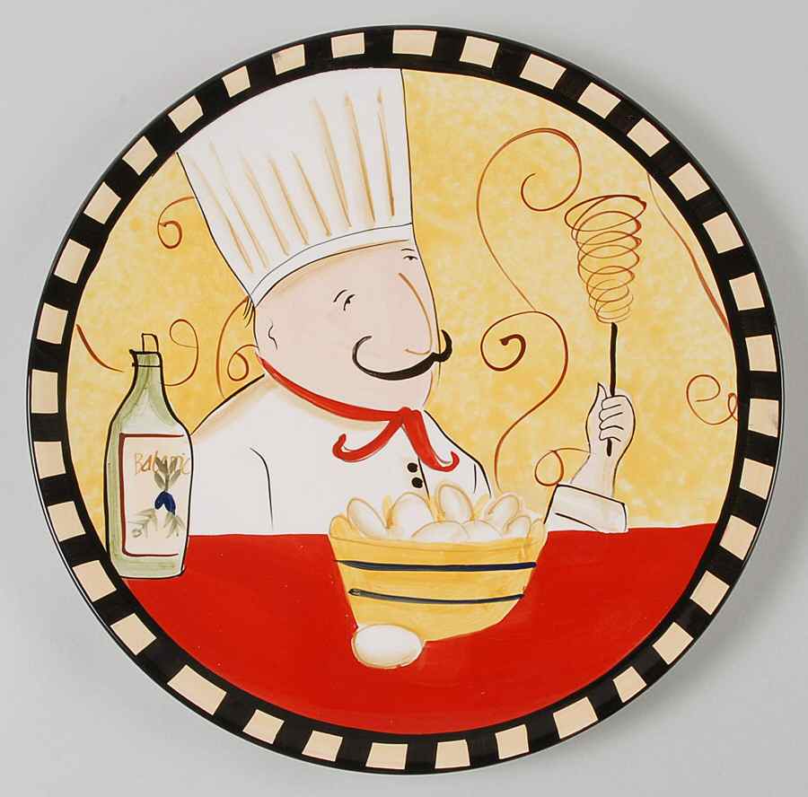 To the Chef Dinner Plate by Certified International-1